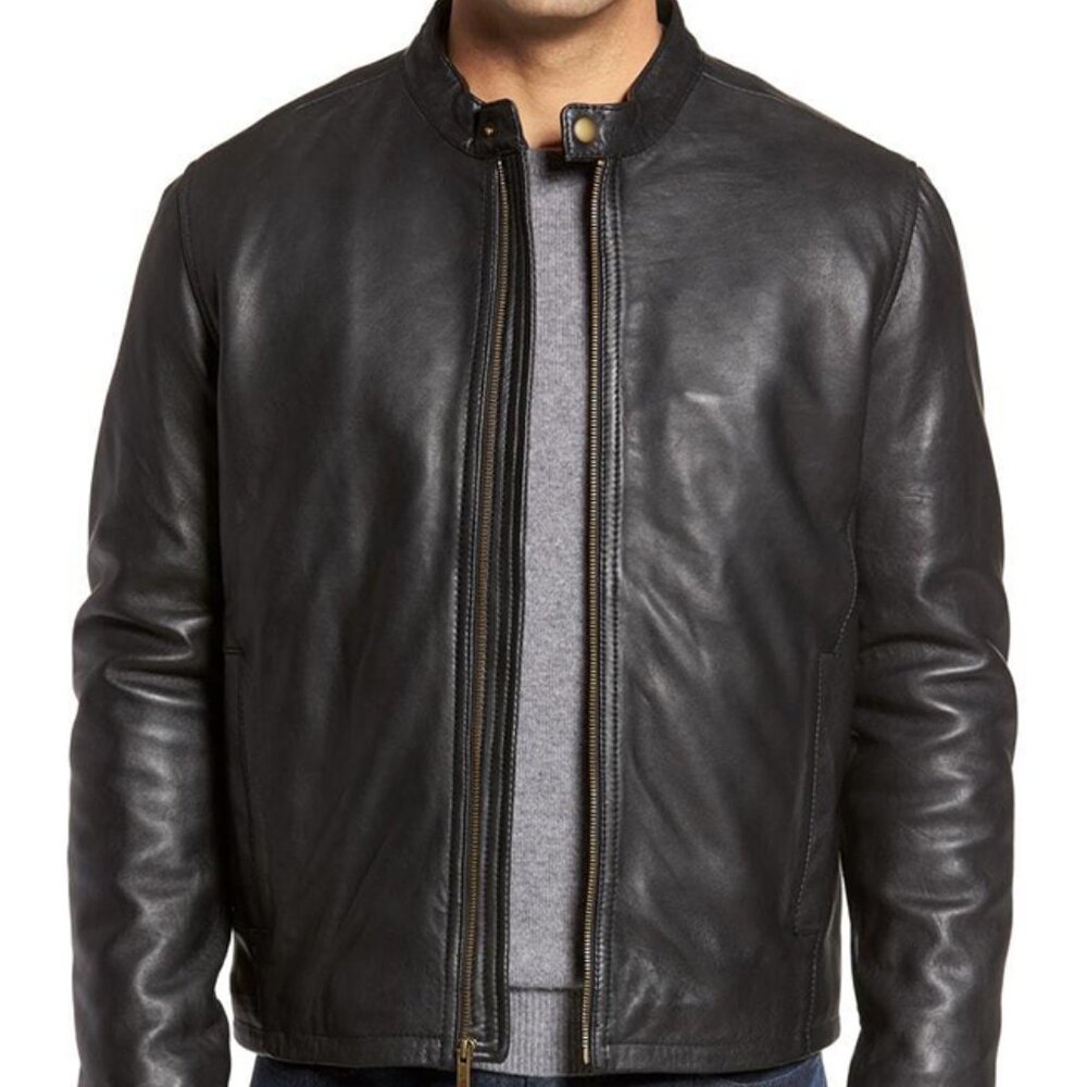 Killian Mens Sheep Leather Jacket Big and Tall